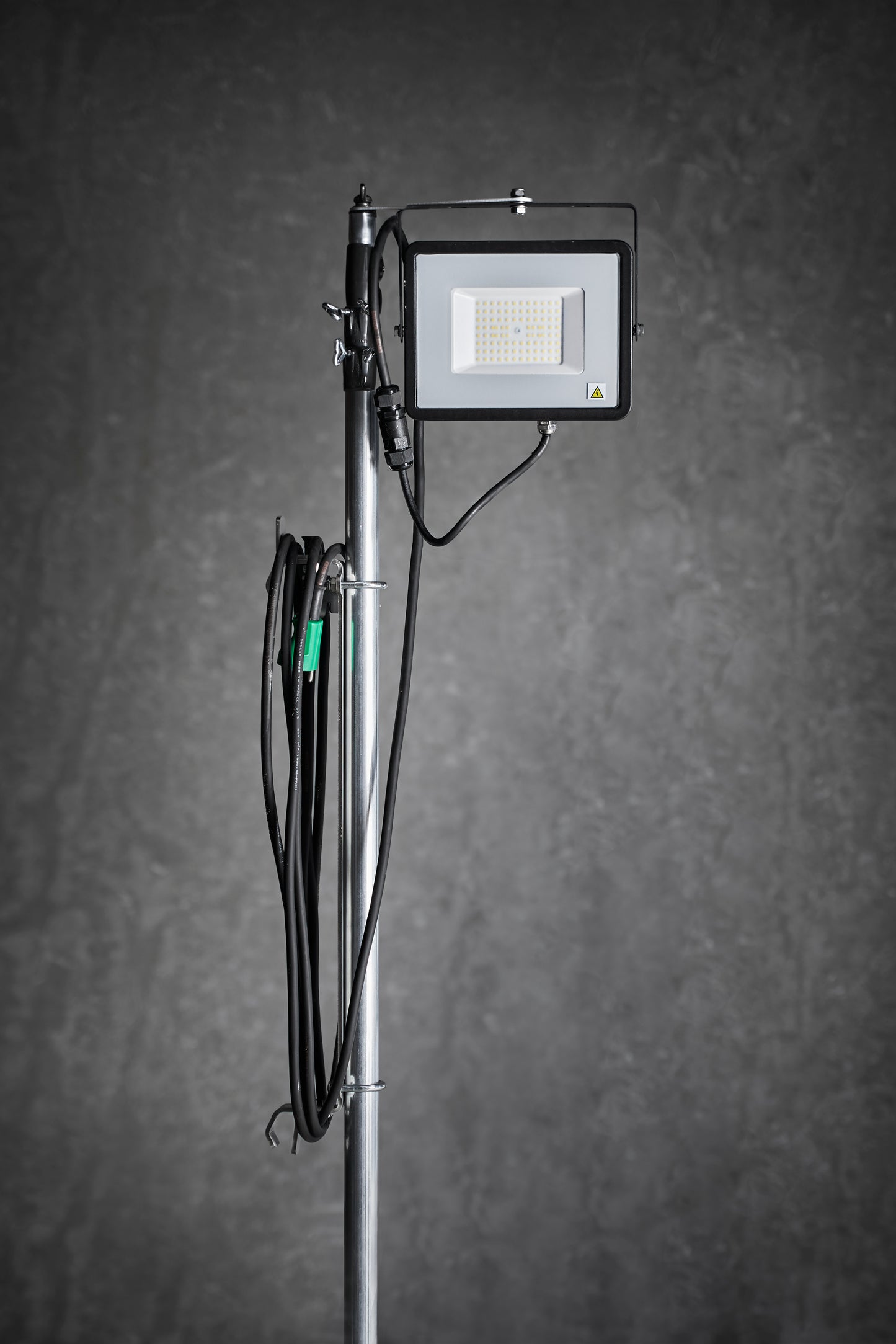WorkLight 1 - lysmast med en enkelt fritbevægelig LED-projektør (ekskl. moms)